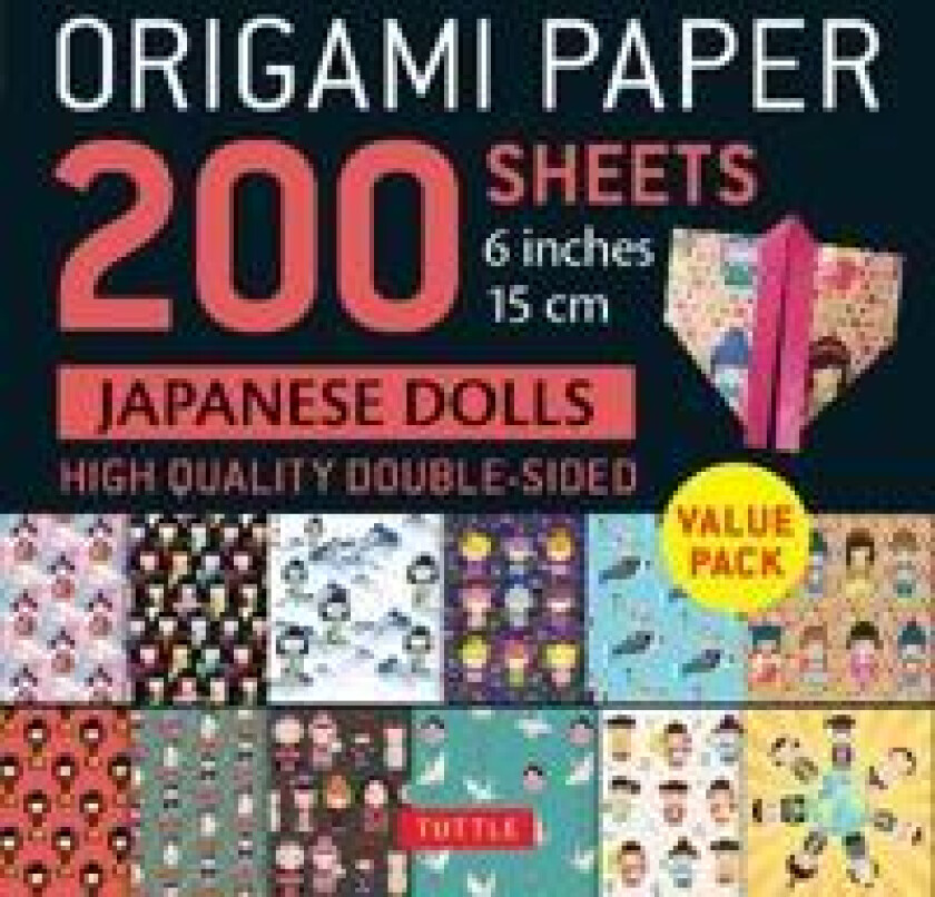 Origami Paper Japanese Dolls