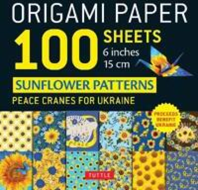 Origami Paper 100 Sheets Sunflower Patterns
