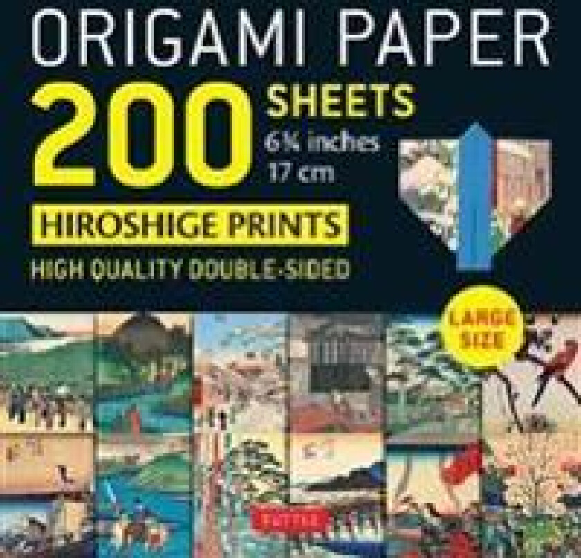 Origami Paper 200 sheets Japanese Hiroshige Prints 6.75 inch
