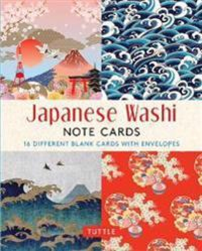 Japanese Washi, 16 Note Cards
