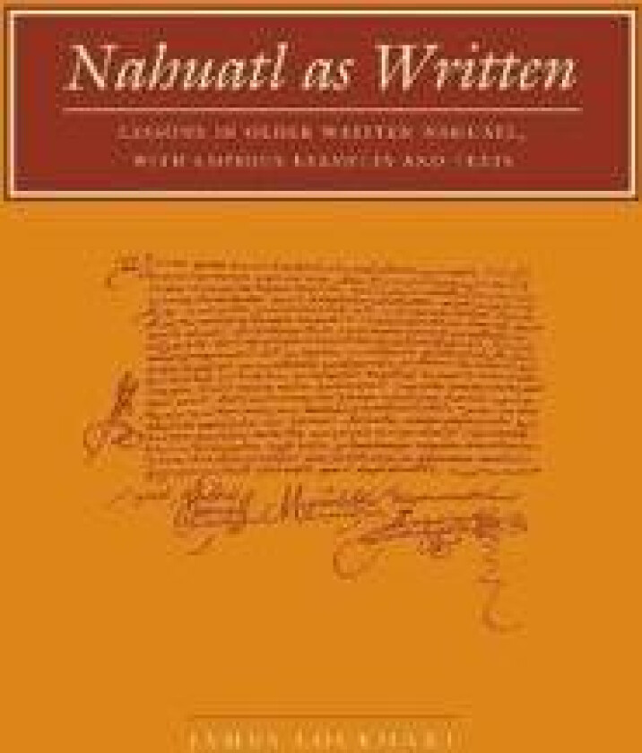 Nahuatl as Written
