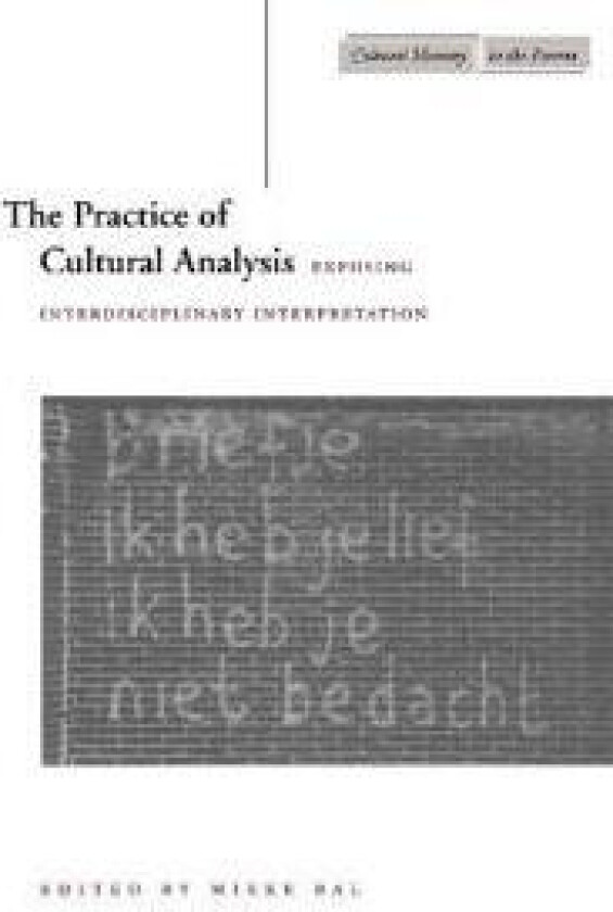 The Practice of Cultural Analysis