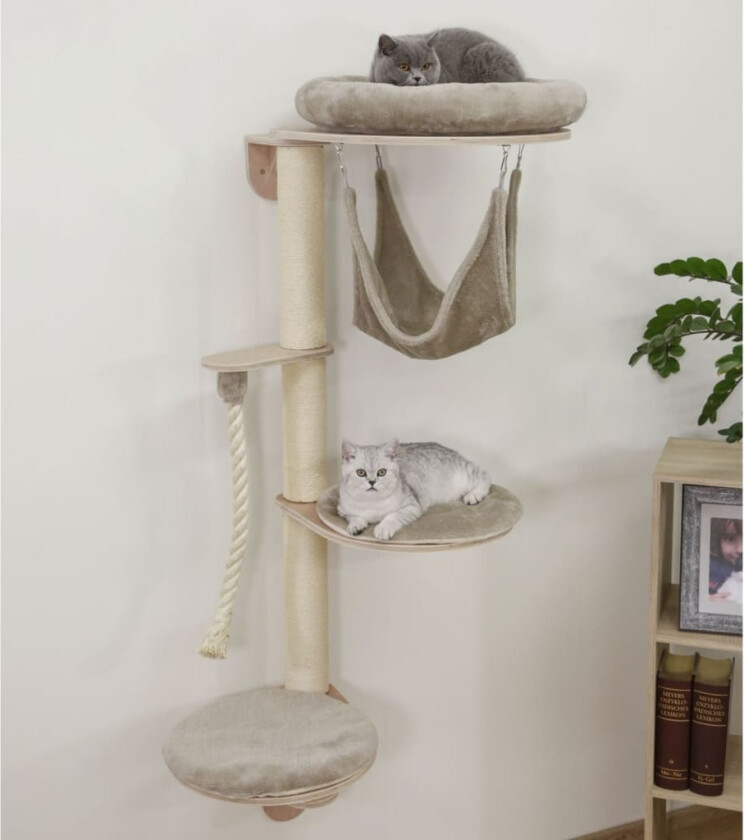 Bilde av Veggmontert klorestativ Dolomit Grappa 158 cm gråbrun