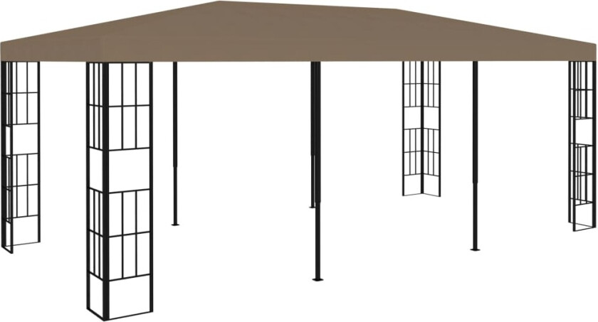 Paviljong 6x3 m gråbrun