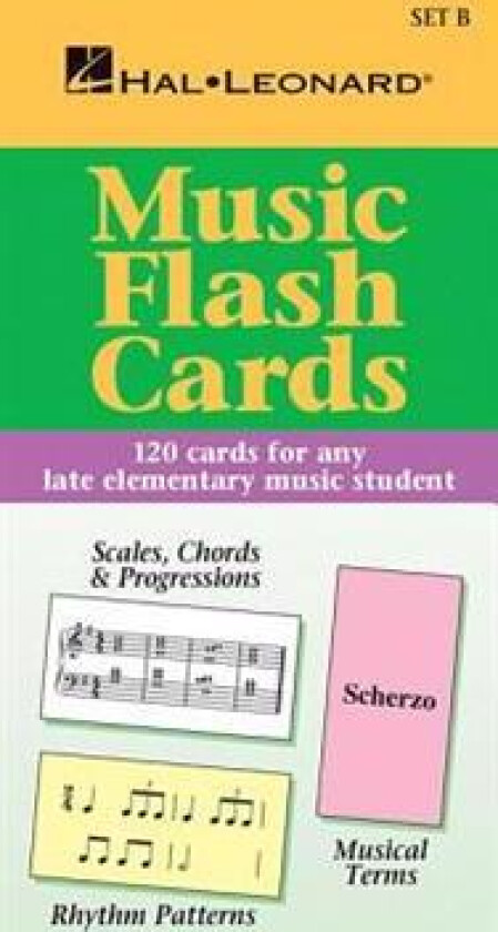 Music Flash Cards - Set B: Hal Leonard Student Piano Library
