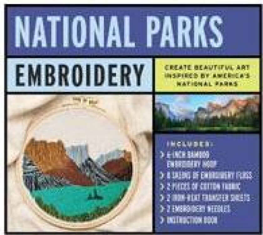 National Parks Embroidery Kit