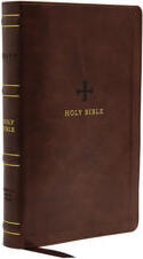 NRSV, Catholic Bible, Standard Personal Size, Leathersoft, Brown, Comfort Print