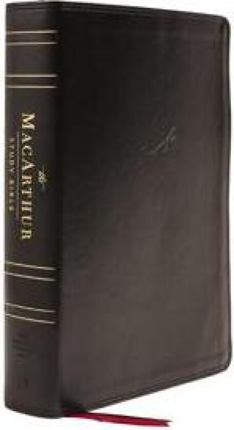 NASB, MacArthur Study Bible, 2nd Edition, Leathersoft, Black, Comfort Print