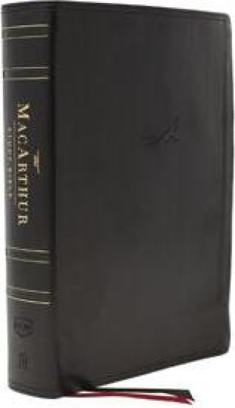 NKJV, MacArthur Study Bible, 2nd Edition, Leathersoft, Black, Thumb Indexed, Comfort Print