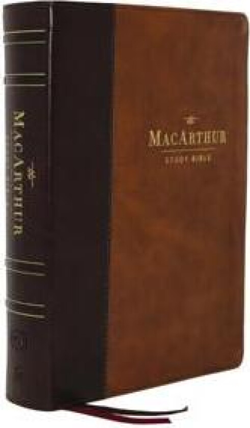 NKJV, MacArthur Study Bible, 2nd Edition, Leathersoft, Brown, Comfort Print