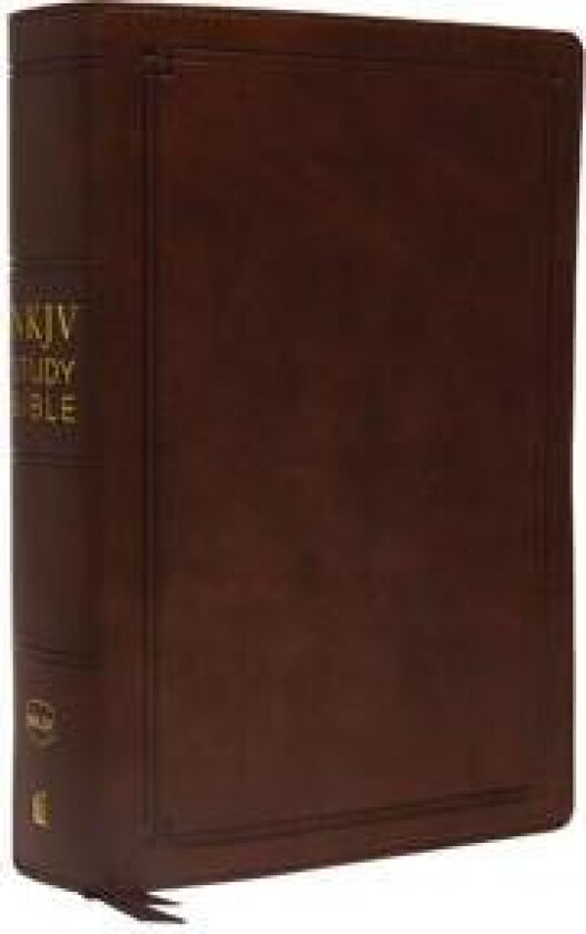 Bilde av NKJV Study Bible, Leathersoft, Brown, Comfort Print