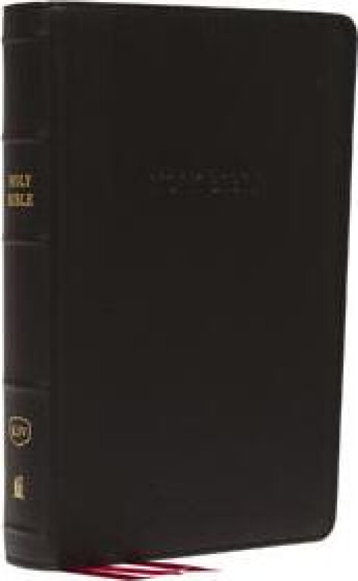 KJV Holy Bible: Personal Size Giant Print with 43,000 Cross References, Black Genuine Leather, Red Letter, Comfort Print: King James Version