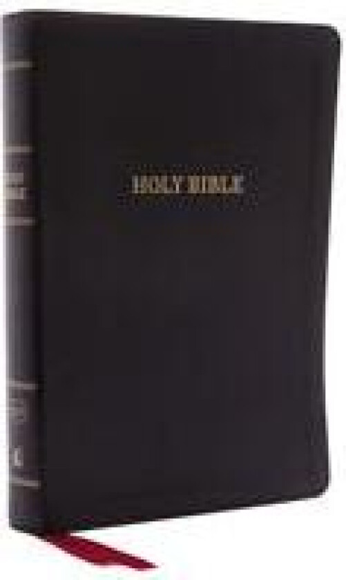 KJV Holy Bible: Giant Print with 53,000 Cross References, Deluxe Black Leathersoft, Red Letter, Comfort Print: King James Version