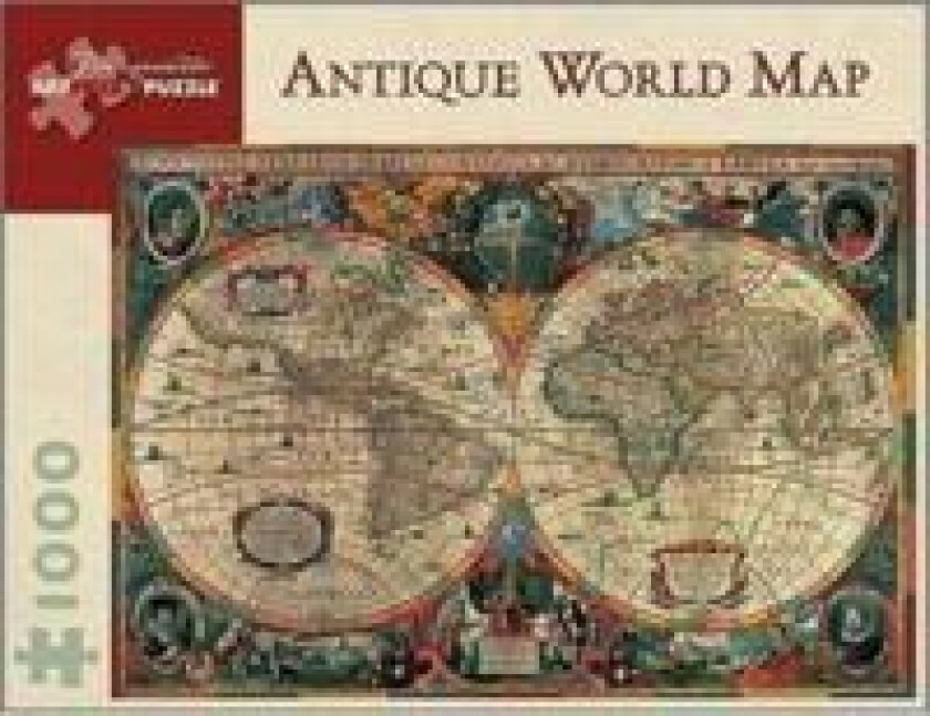 Antique World Map 1,000-Piece Jigsaw Puzzle