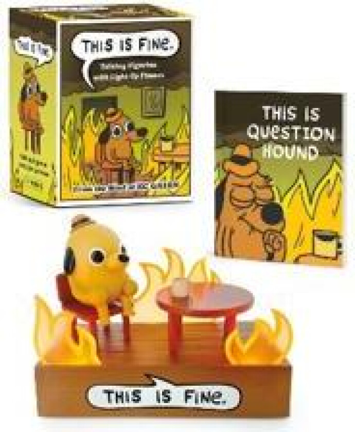 This Is Fine Talking Figurine