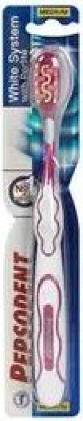 White System Toothbrush Medium