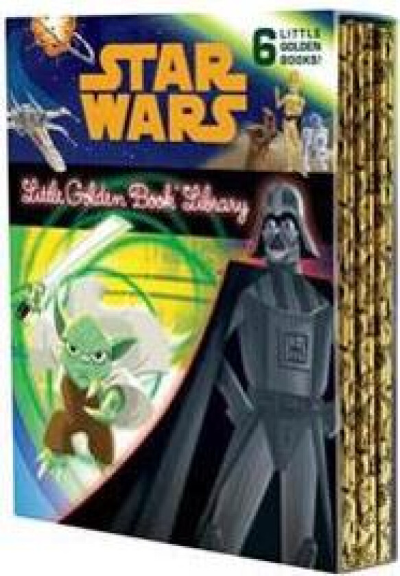 The Star Wars Little Golden Book Library (Star Wars): The Phantom Menace; Attack of the Clones; Revenge of the Sith; A New Hope; The Empire Strikes Ba