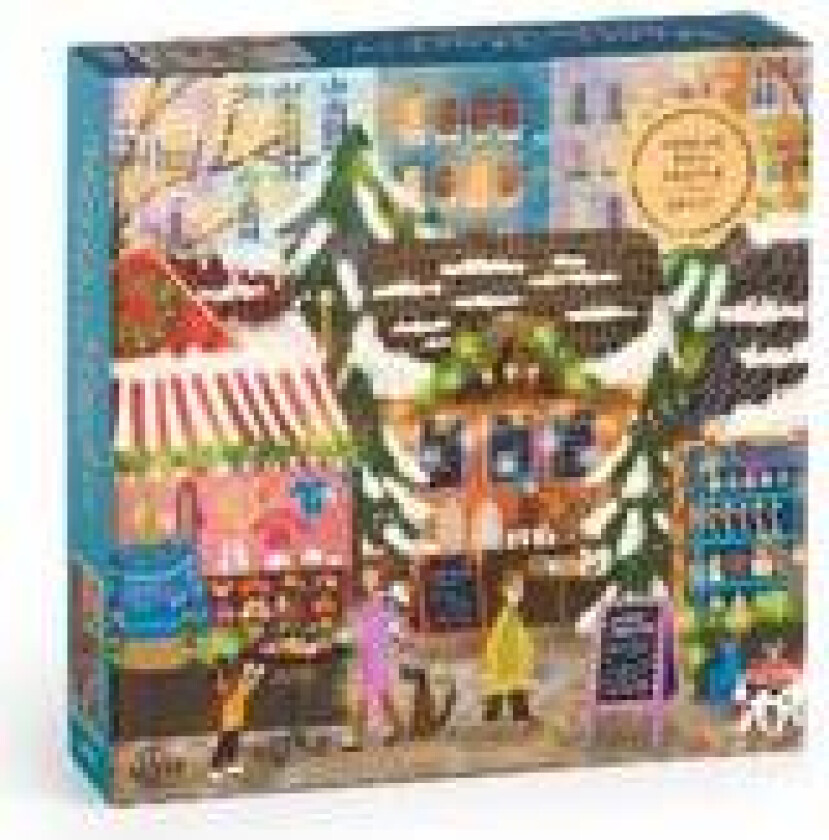 Joy Laforme Merry Market Foil Puzzle in a Square Box