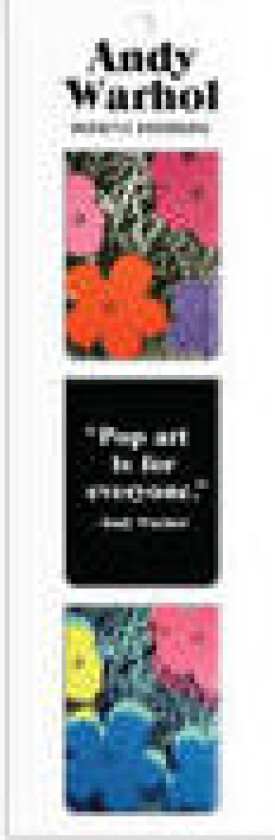 Andy Warhol Flowers Magnetic Bookmarks