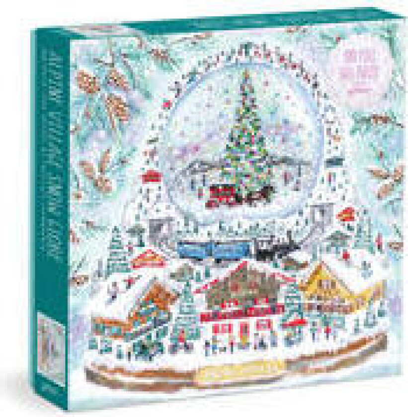 Michael Storrings Alpine Village Snowglobe 500 Piece Foil Puzzle