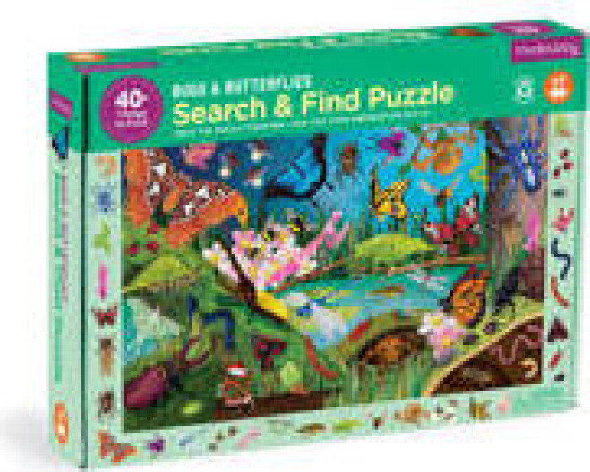 Bugs & Butterflies 64 Piece Search & Find Puzzle