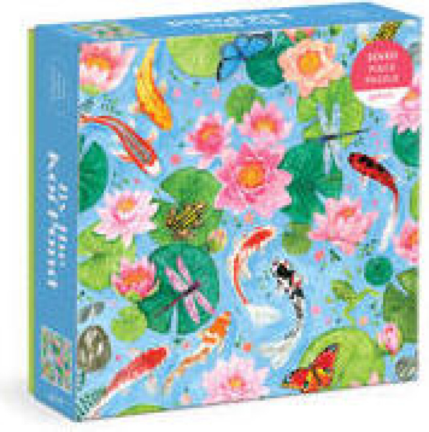 By The Koi Pond 1000 Piece Puzzle in Square Box