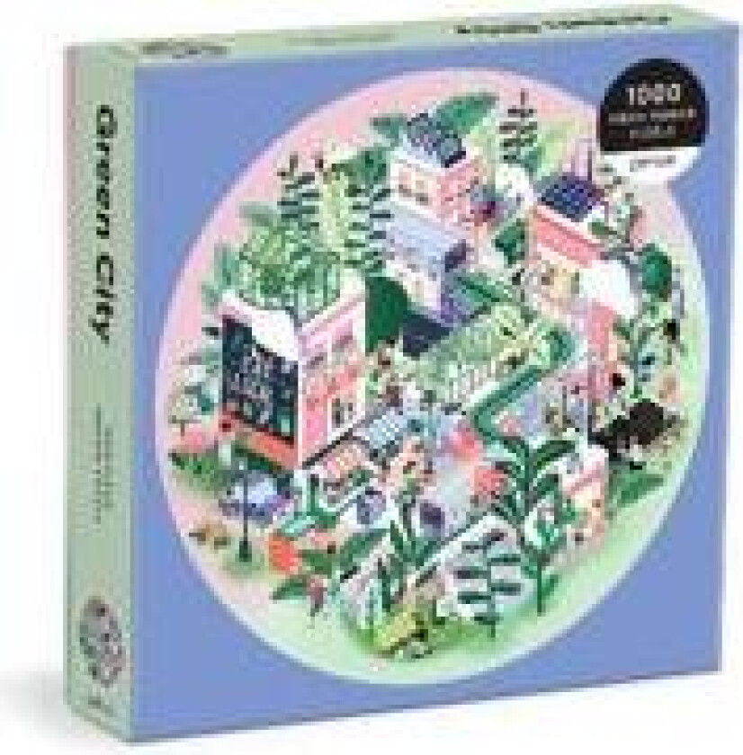 Green City 1000 Piece Round Puzzle