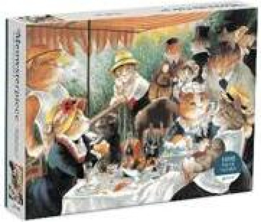 Luncheon of the Boating Party Meowsterpiece of Western Art 1000 Piece Puzzle