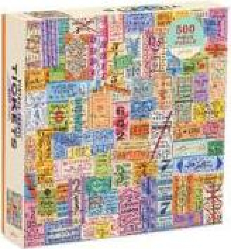 Vintage Travel Tickets 500 Piece Puzzle