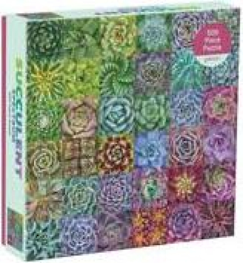Succulent Spectrum 500 Piece Puzzle