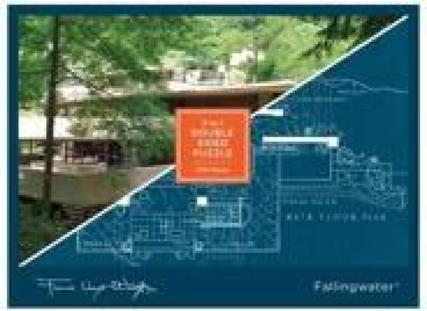 Frank Lloyd Wright Fallingwater 2-sided 500 Piece Puzzle
