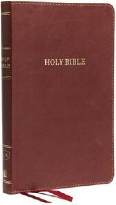 KJV Holy Bible: Thinline, Burgundy Leathersoft, Red Letter, Comfort Print: King James Version