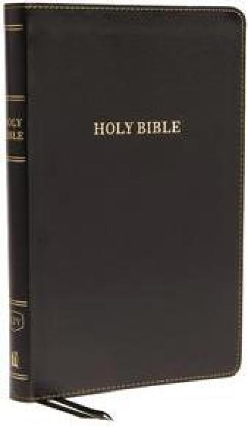 KJV Holy Bible: Thinline, Black Leathersoft, Red Letter, Comfort Print: King James Version