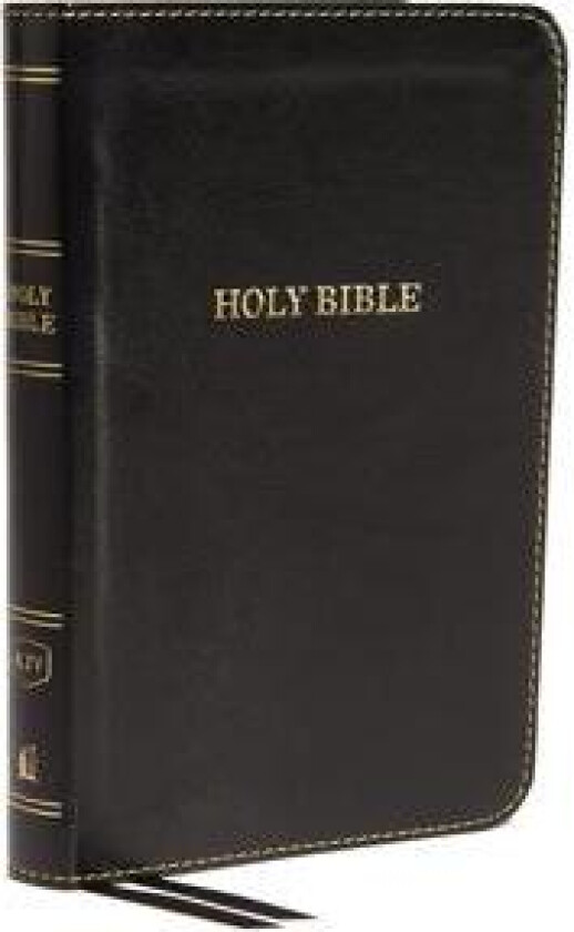 KJV Holy Bible: Compact Thinline, Black Leathersoft, Red Letter, Comfort Print: King James Version