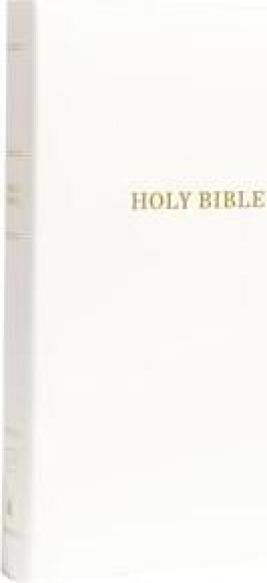 KJV Holy Bible: Gift and Award, White Leather-Look, Red Letter, Comfort Print: King James Version