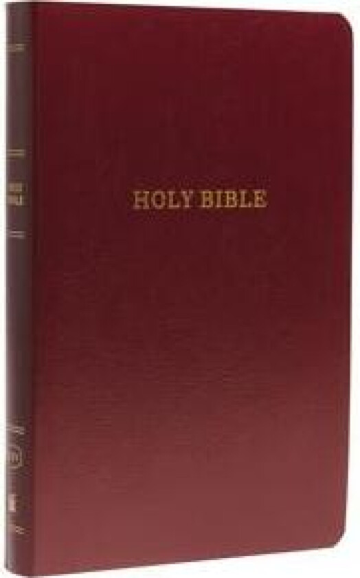 KJV Holy Bible: Gift and Award, Burgundy Leather-Look, Red Letter, Comfort Print: King James Version