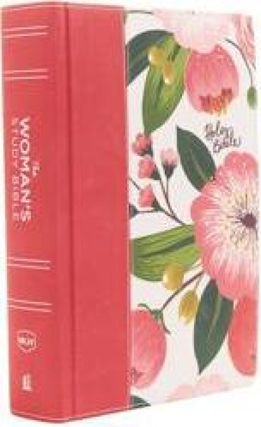 NKJV, The Woman's Study Bible, Cloth over Board, Pink Floral, Red Letter, Full-Color Edition