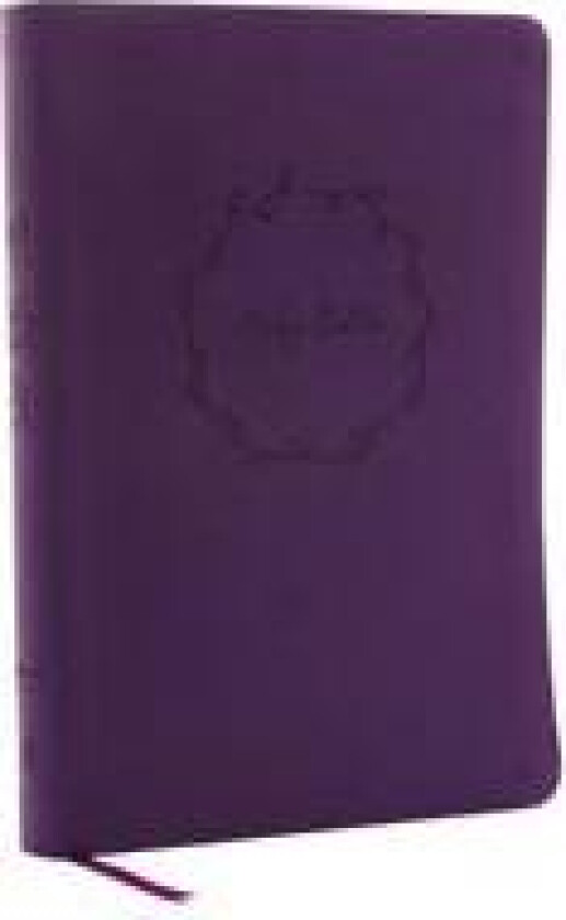 NKJV, Value Thinline Bible, Large Print, Purple Leathersoft, Red Letter, Comfort Print