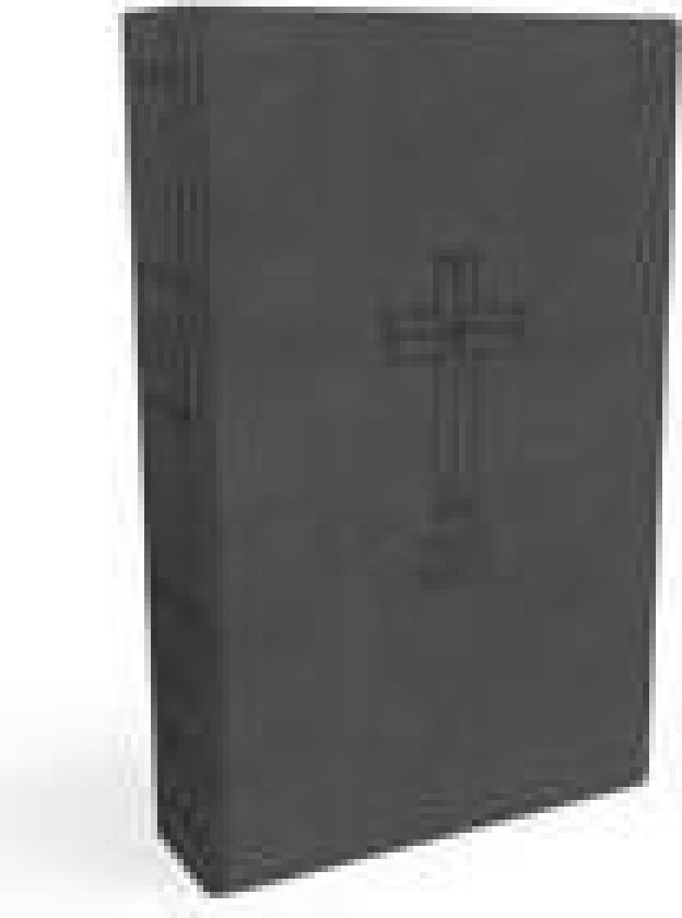 NKJV, Value Thinline Bible, Charcoal Leathersoft, Red Letter, Comfort Print
