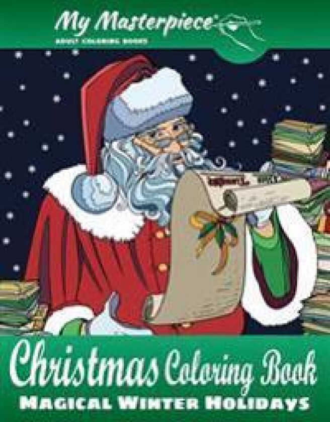My Masterpiece Adult Coloring Books - Christmas Coloring Book