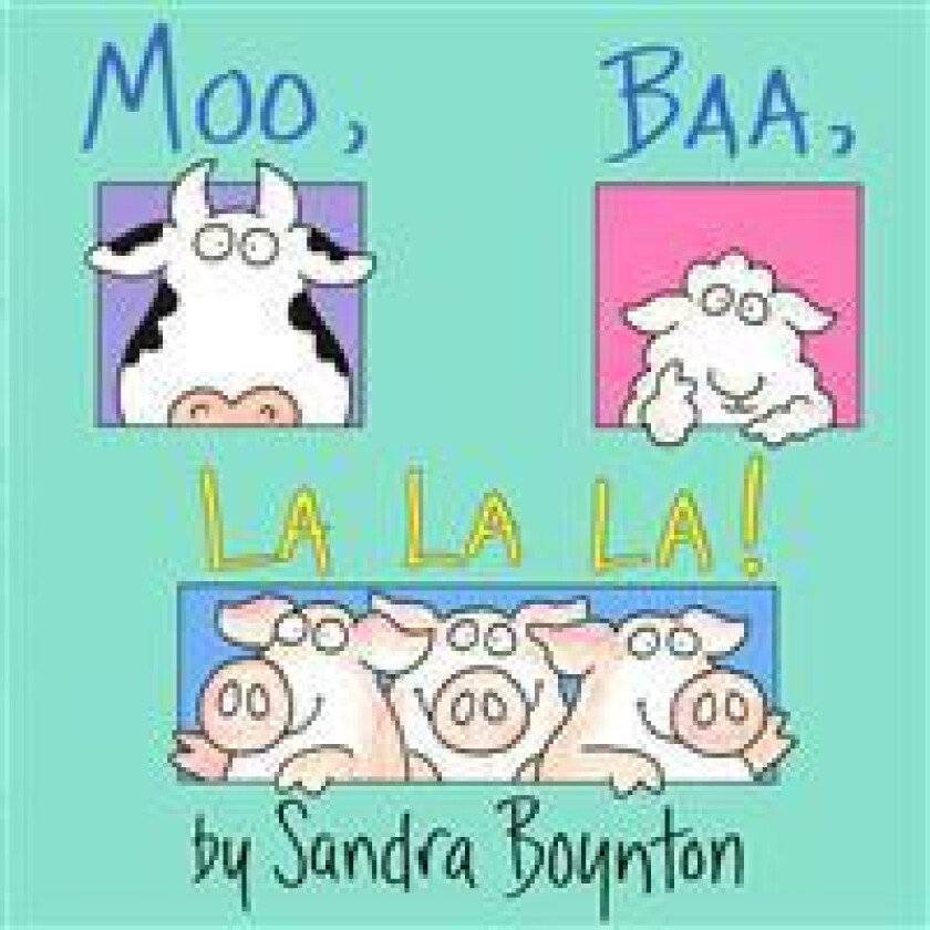 Moo, Baa, La La La!: Oversized Lap Board Book