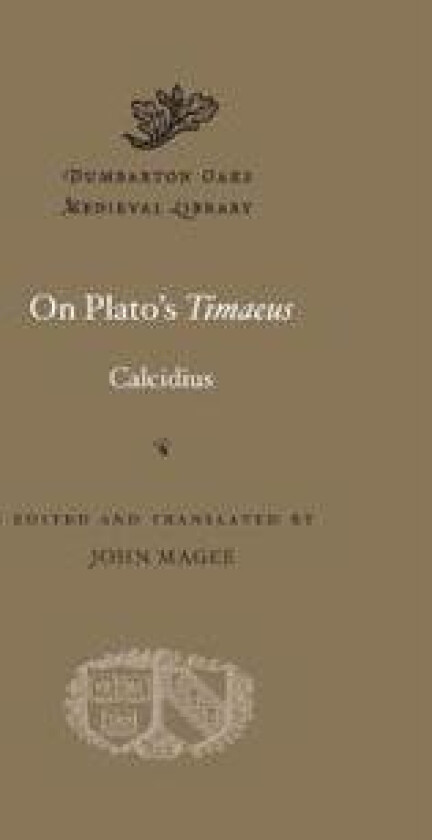 On Plato’s Timaeus