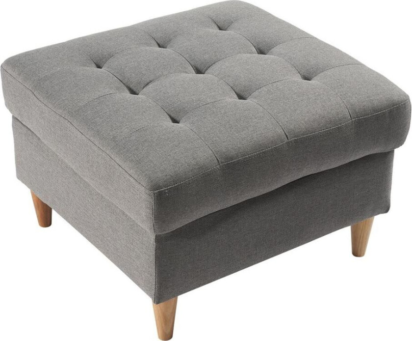 Marino puff stoff grå.