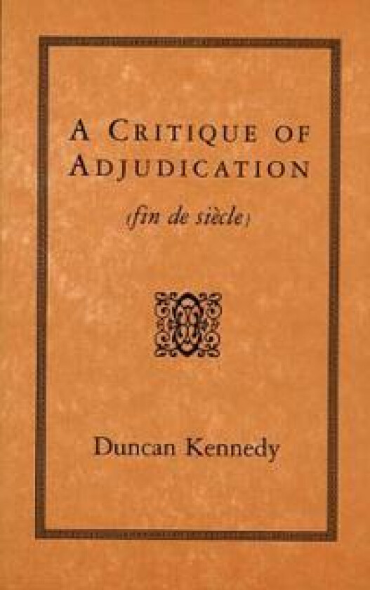 A Critique of Adjudication