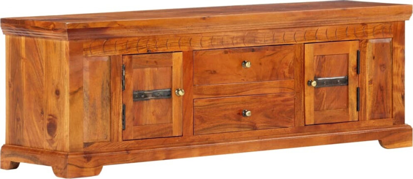 TV-benk 119x30x40 cm heltre akasie