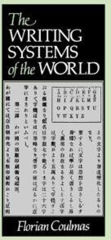 The Writing Systems of the World