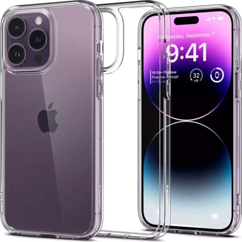 iPhone 14 Pro Max Ultra Hybrid Deksel - Gjennomsiktig