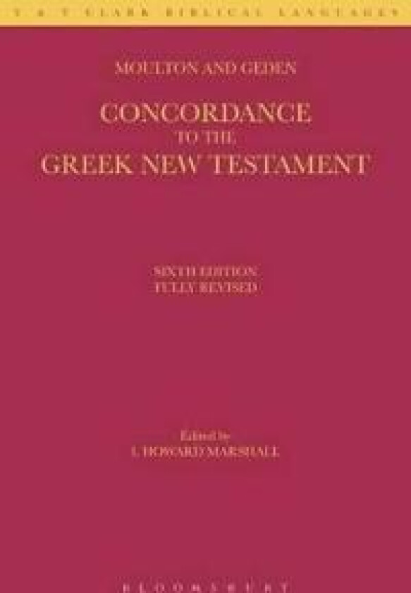 A Concordance to the Greek New Testament