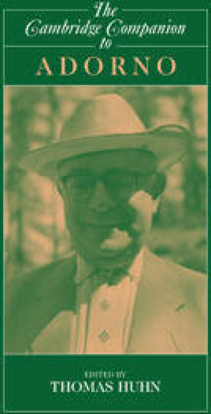 The Cambridge Companion to Adorno