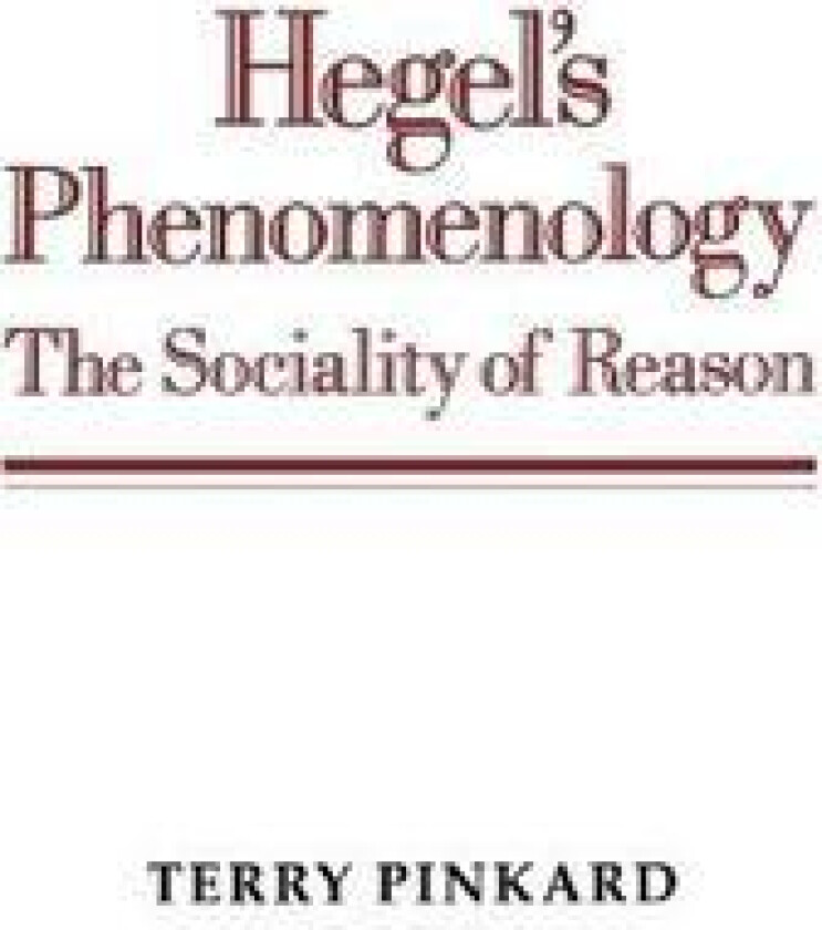 Hegel's Phenomenology